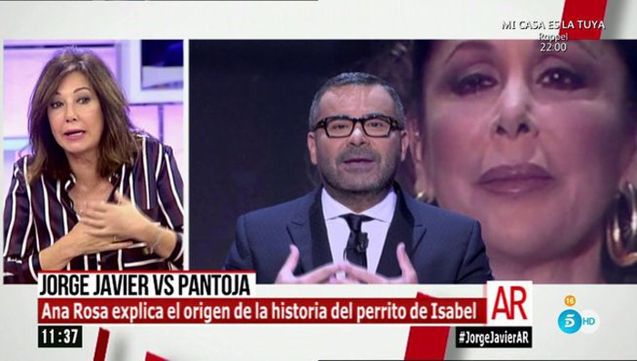 Ana Rosa Quintana opina sobre el enfrentamiento entre Jorge Javier Vázquez e Isabel Pantoja