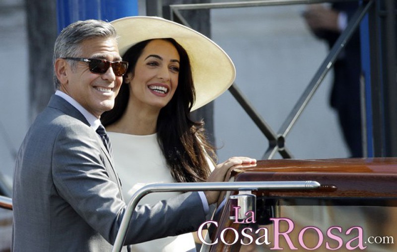 George y Amal Clooney serán padres por partida doble en junio