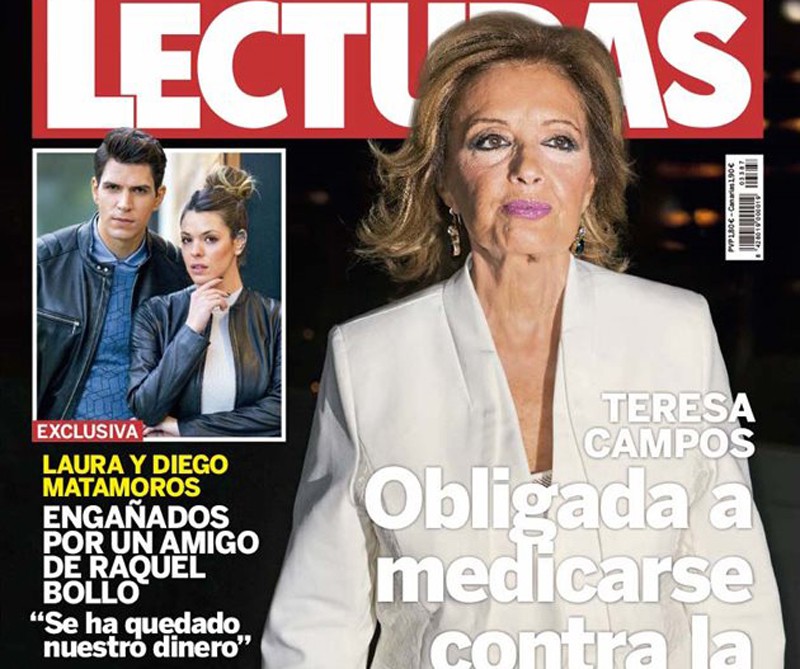 Los problemas de salud de María Teresa Campos en la portada de Lecturas