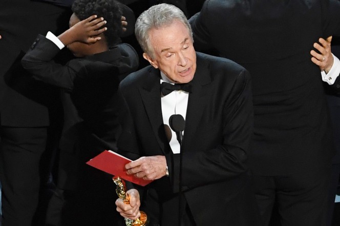 Warren Beatty y su vergüenza por el error en la entrega del Oscar a la mejor película