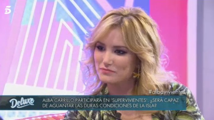 Alba Carrillo teme «desquiciarse» durante su paso por Supervivientes