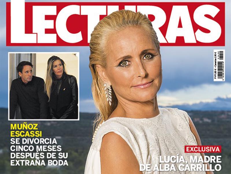 Lucía Pariente se defiende en la portada de Lecturas