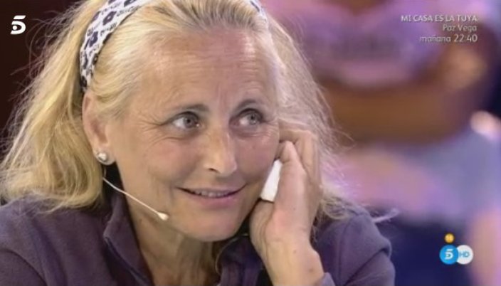 Lucía Pariente se viene abajo en el plató de Supervivientes