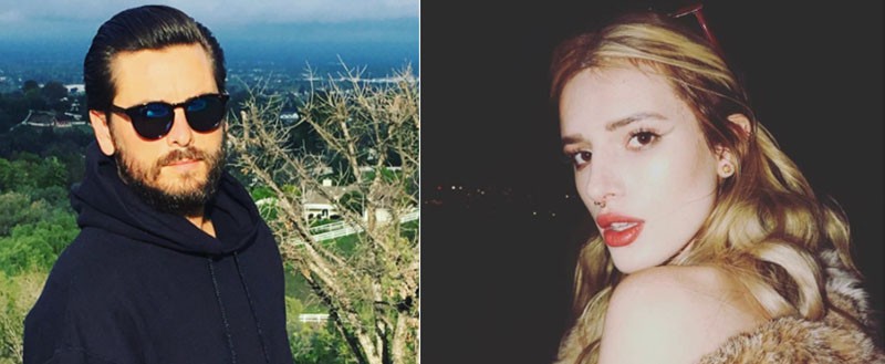 Scott Disick y Bella Thorne juntos en Cannes donde están Kourtney Kardashian y su novio