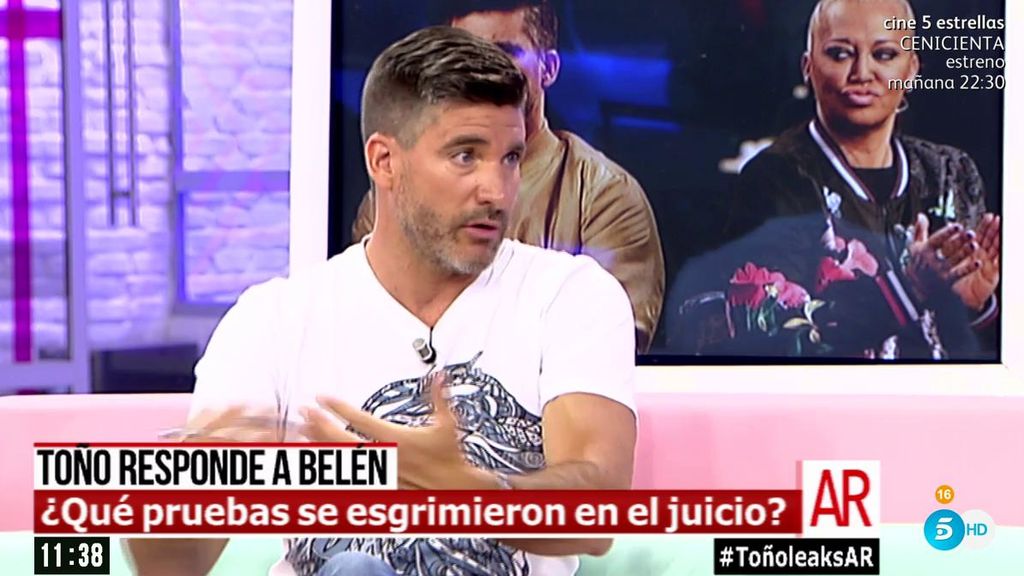 Toño Sanchís y su visión del juicio que le enfrenta a Belén Esteban