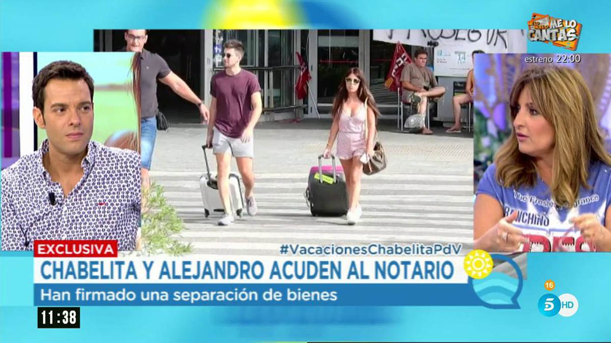 Chabelita y Alejandro Albalá se van de vacaciones y su divorcio sigue adelante