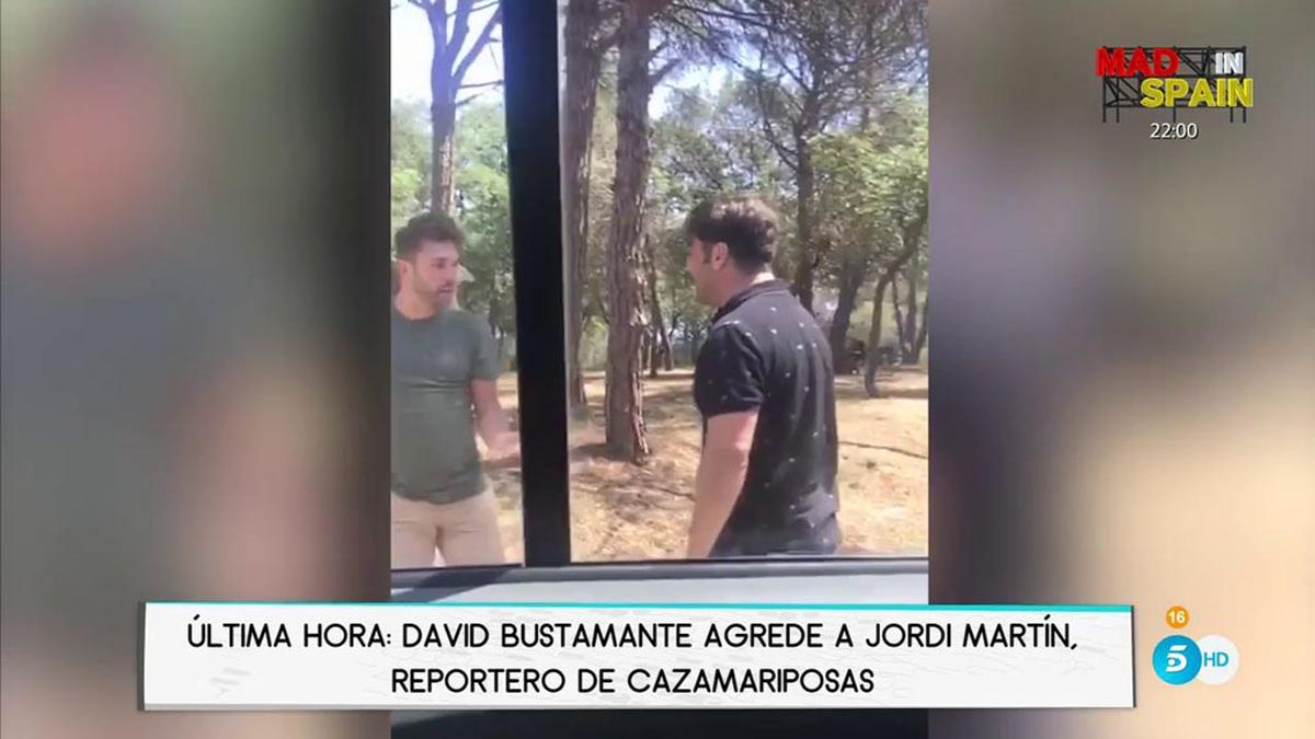 David Bustamante golpea al paparazzi Jordi Martín