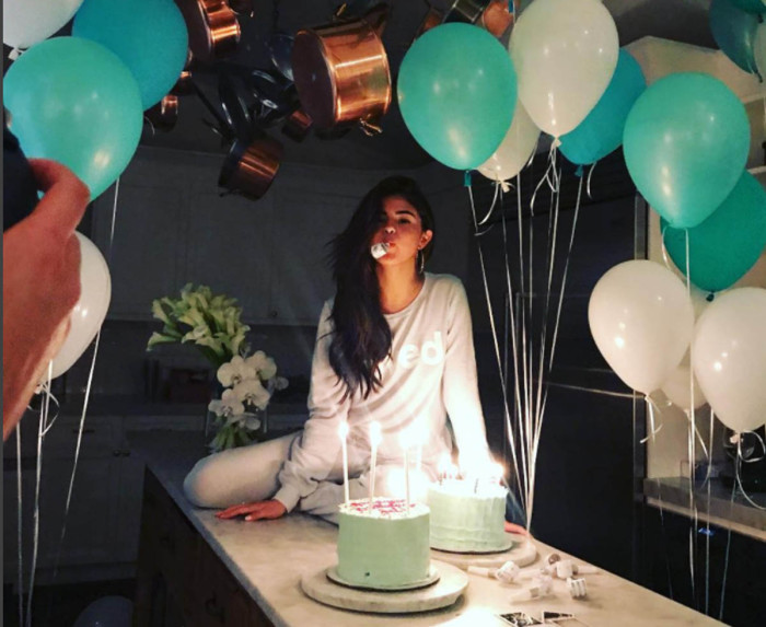 Así celebró Selena Gomez su 25 cumpleaños