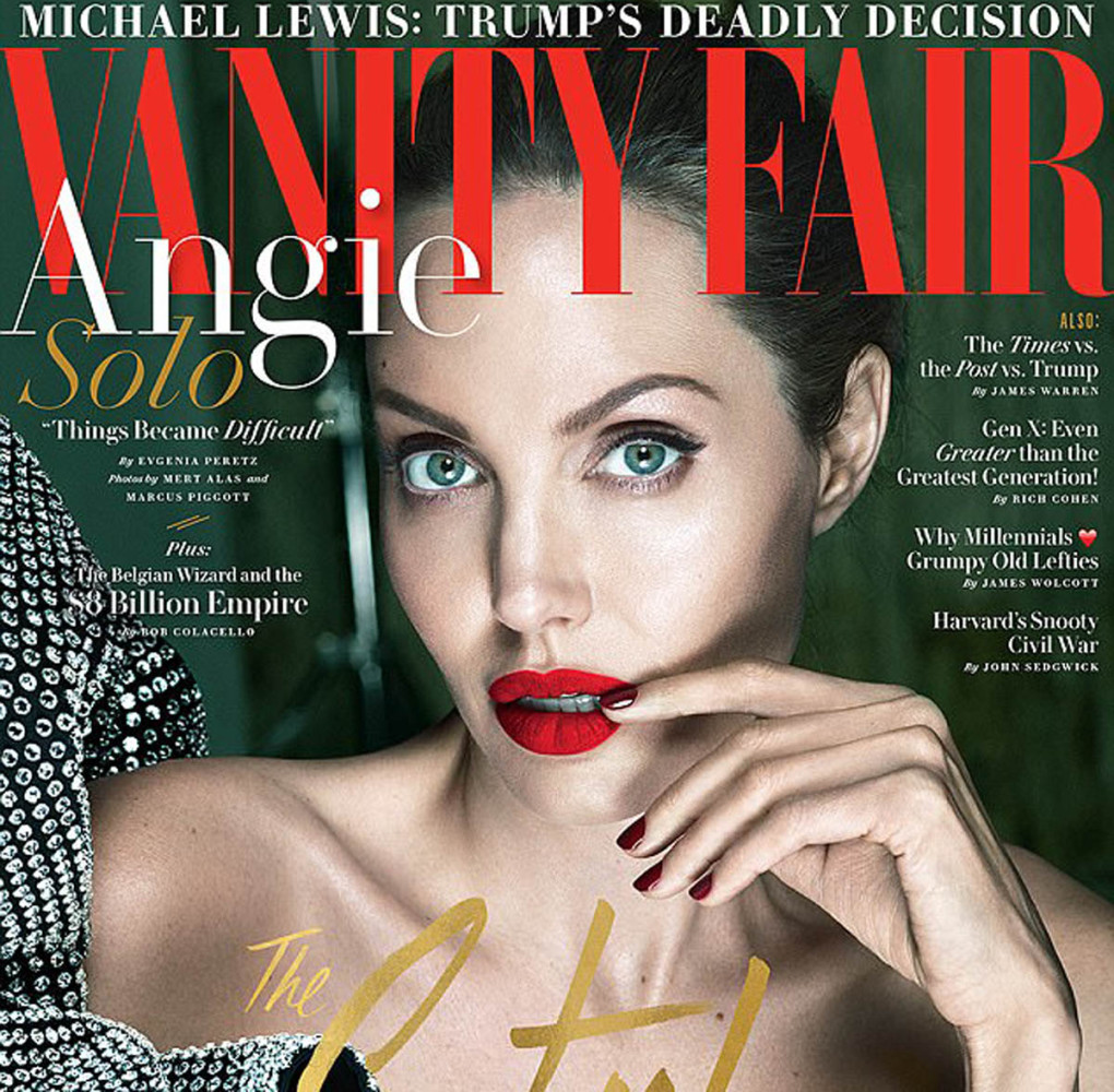 Angelina Jolie habla sobre su divorcio y sus problemas de salud en Vanity Fair