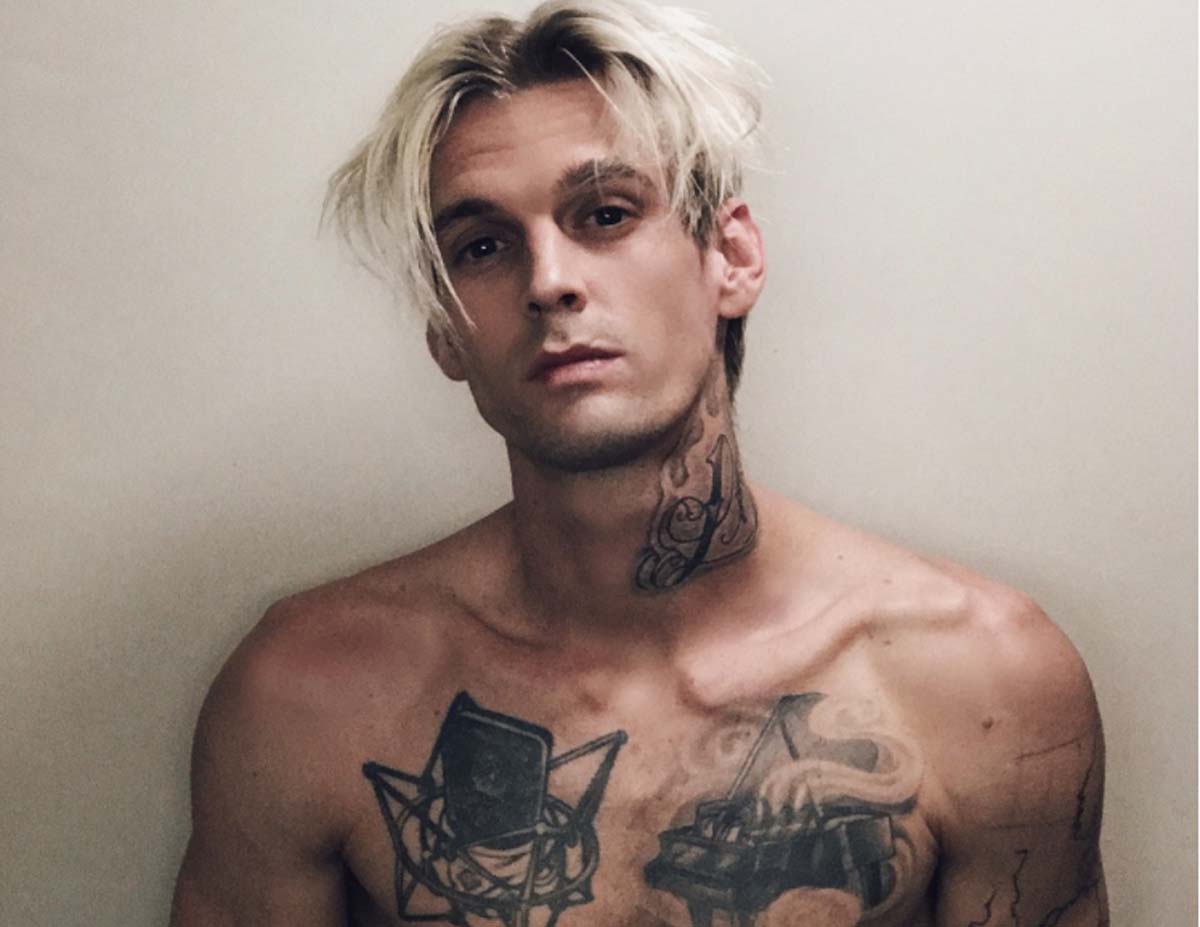 Aaron Carter pide citas a Chloe Moretz, Tom Hardy y Adam Lambert