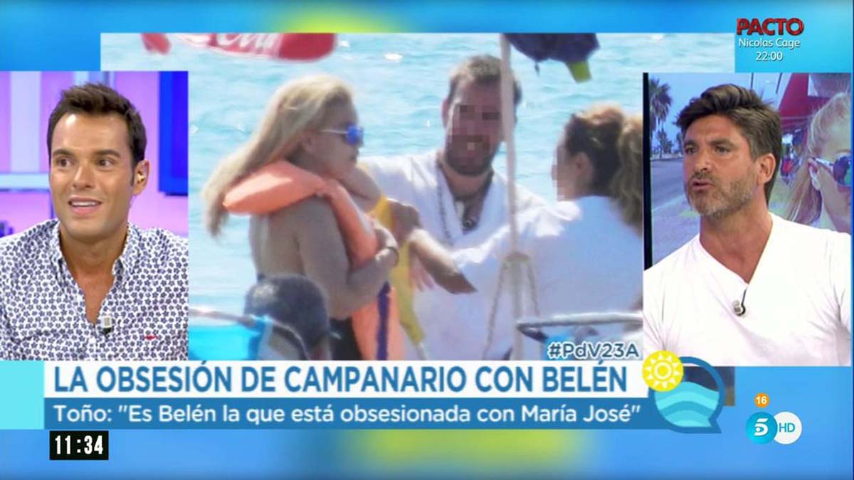 Toño Sanchís asegura que la obsesión de Belén Esteban con Campanario rozaba lo enfermizo