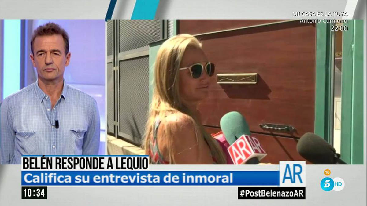 Alessandro Lequio piensa que Belén Esteban es una marioneta de su novio