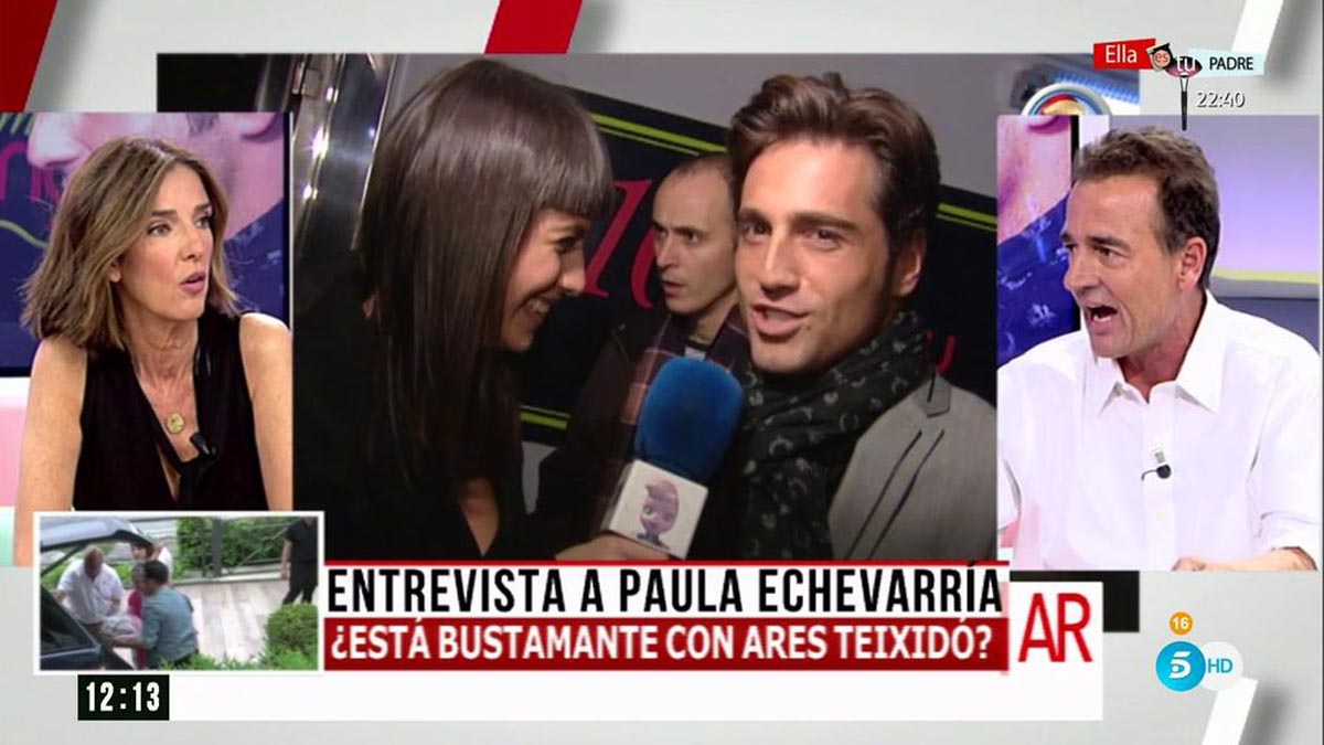 Paula Echevarría, David Bustamante y Ares Teixidó, a examen