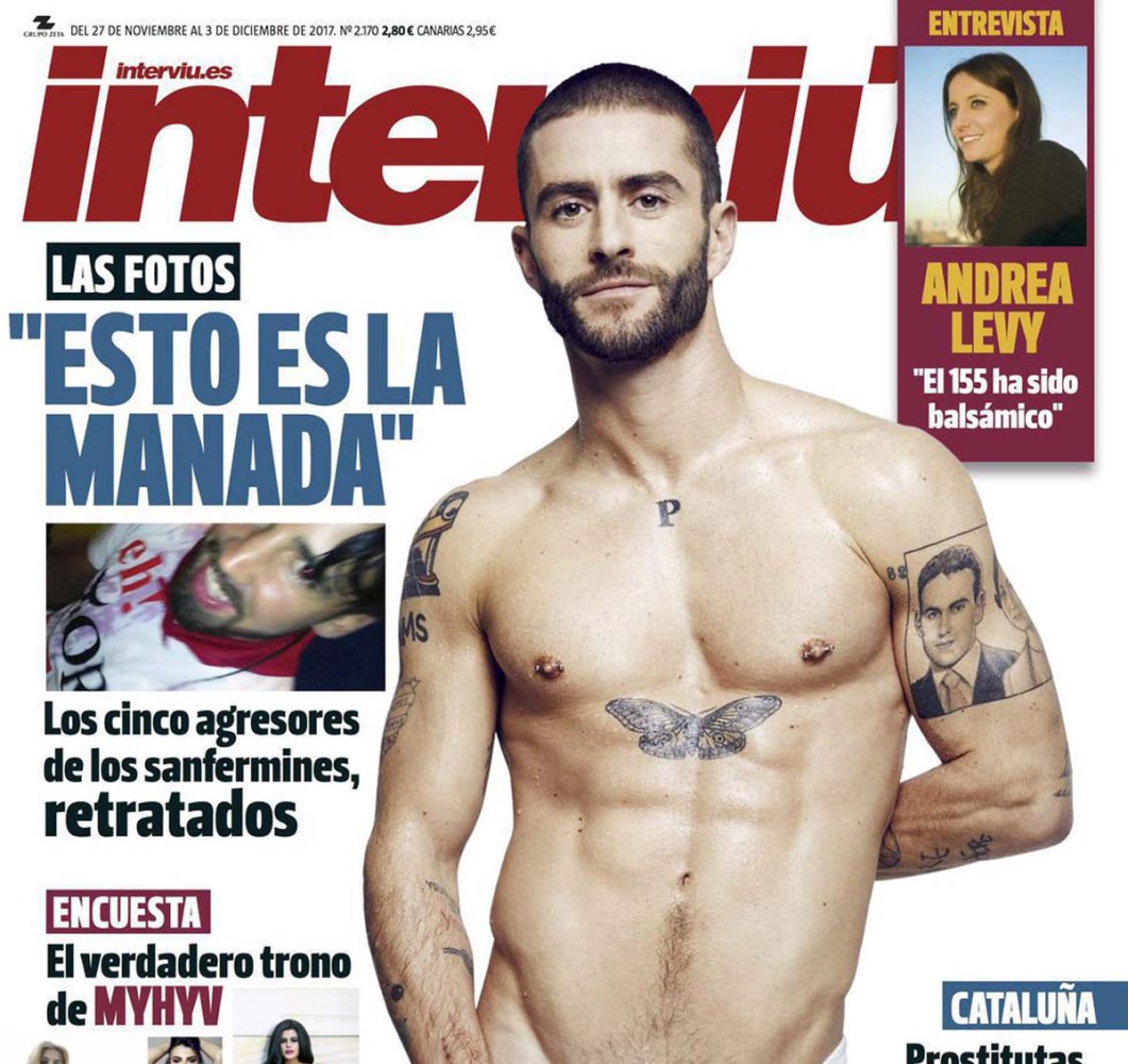 Pelayo Díaz (Cámbiame) y su desnudo solidario en Interviú