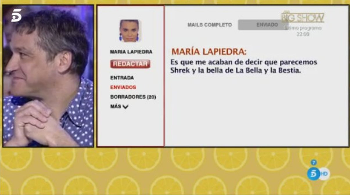 Gustavo González sigue creyendo a María Lapiedra