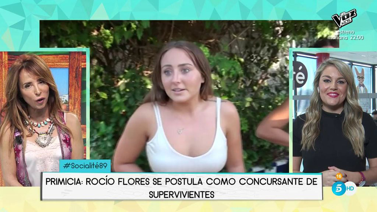 Rocío Flores, hija de Rocío Carrasco y Antonio David Flores, quiere ir a Supervivientes
