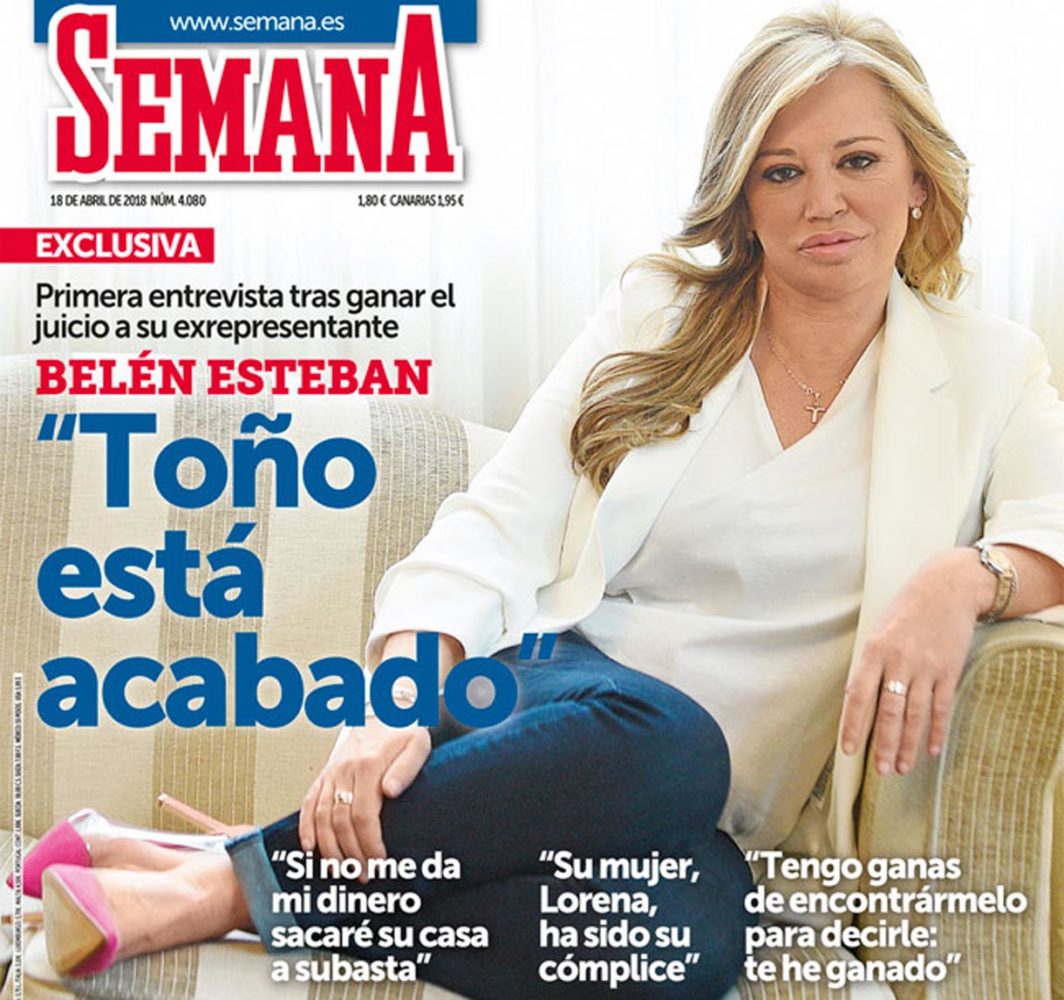 Belén Esteban rentabiliza su victoria judicial con una exclusiva en Semana