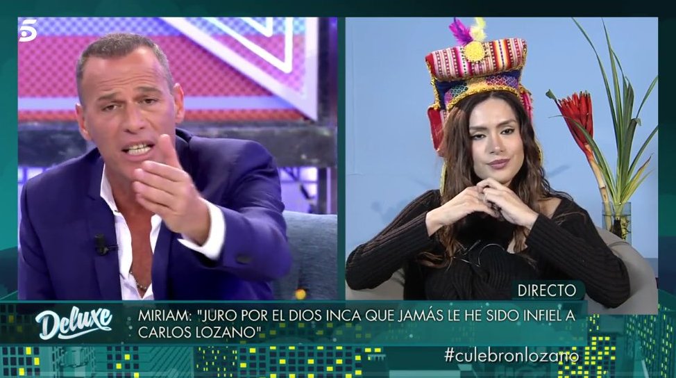 Carlos Lozano y sus repugnante actitud con Miriam Saavedra