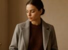 Marrón chocolate y gris perla: la combinación elegante que vas a llevar todo el otoño