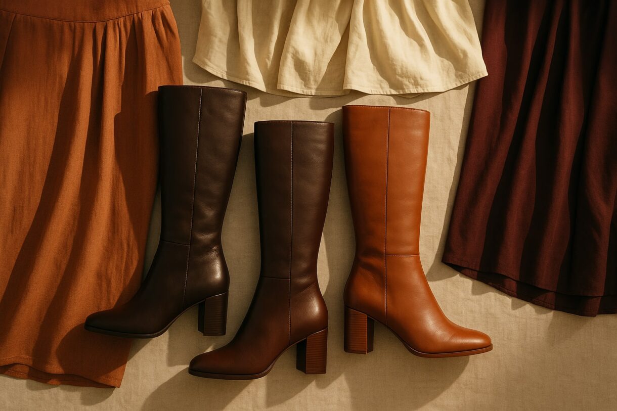 Botas altas en otoño: con qué faldas y vestidos combinan mejor este año