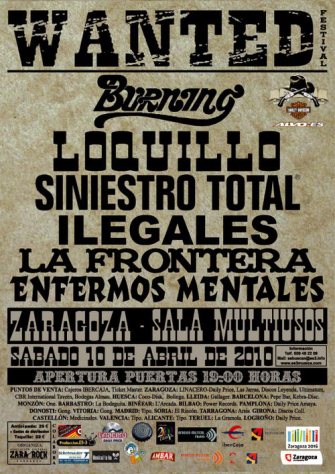 Wanted Festival, el 10 de abril en Zaragoza