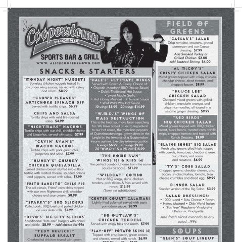 Alice Cooper, entrevista sobre Cooperstown (su restaurante)