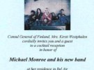 Michael Monroe y su nuevo grupo en la embajada de Finlandia en Los Angeles