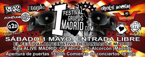 Festival Grupos Madrid, mañana en la capital de España