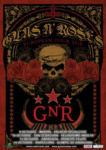 Guns n´Roses, gira por España en octubre, entradas a la venta