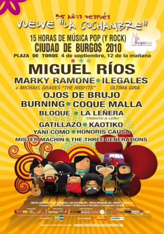 Festival La Cochambre, el 4 de septiembre en Burgos