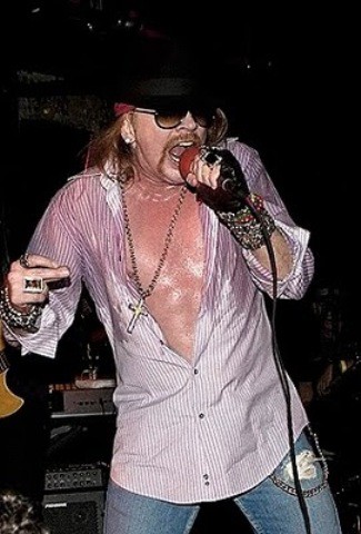 Axl Rose y sus peticiones para el backstage