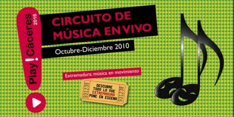 Amplia oferta de conciertos en el Play! Cáceres