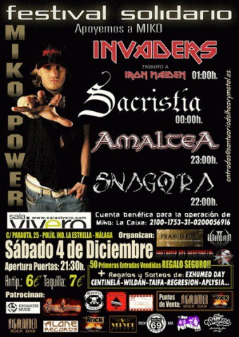 Festival solidario a favor de Miko Heikkila, cantante de Fool´s King