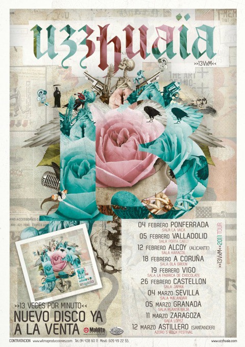 Uzzhuaïa cierran su gira «13 veces por minuto» para 2011