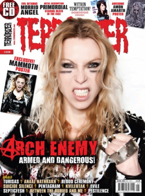 Angela Gossow, Arch Enemy, incendiarias declaraciones