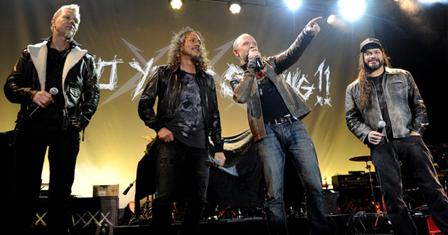Metallica, gira en 2012 por los problemas del euro