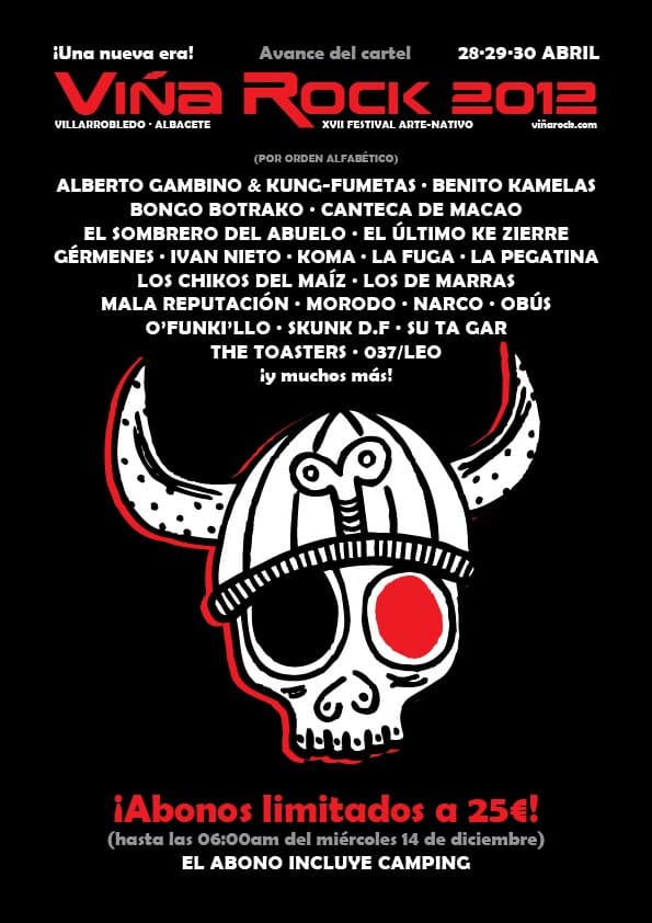 Viñarock 2012, primeras confirmaciones y bonos a la venta