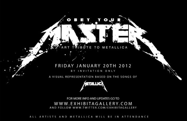 Metallica inauguran Obey your master (exposición pictórica)