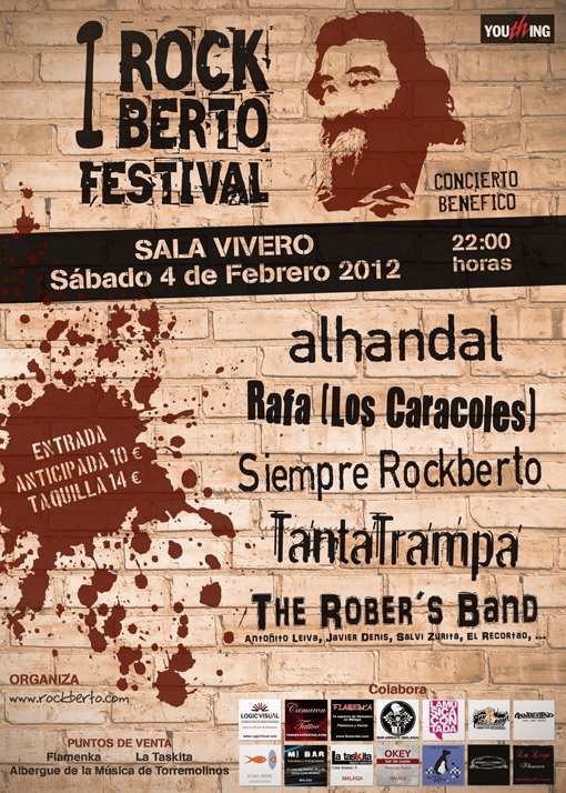 Primer Rockberto Festival, mañana en Málaga