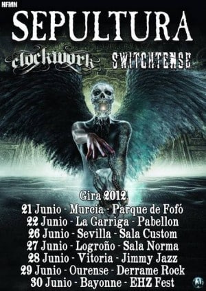 Sepultura: gira por España a finales de junio