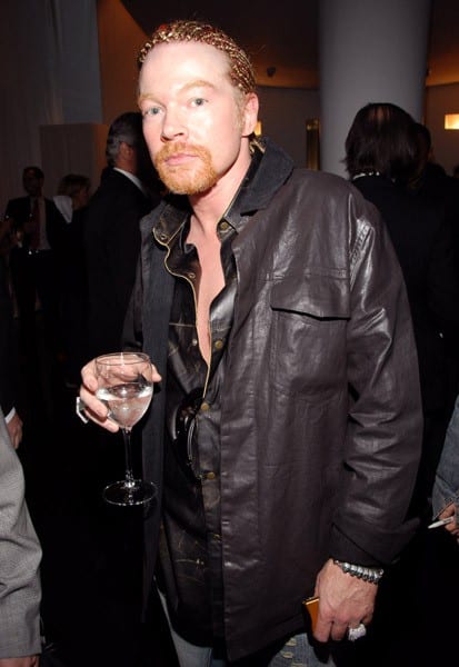 Axl Rose no estará hoy en la ceremonia del Hall of Fame