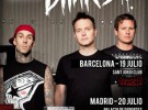 Blink 182 visitarán Barcelona y Madrid en julio