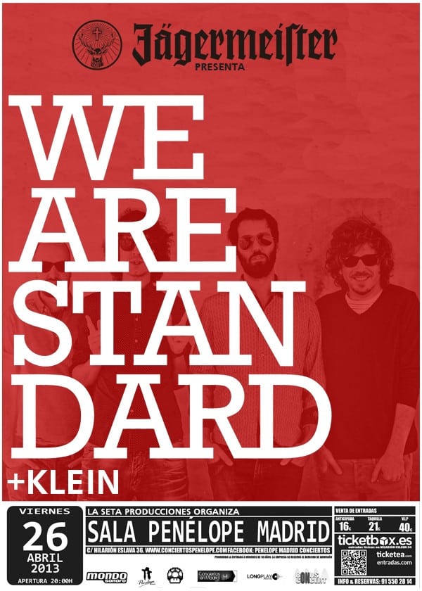 We are Standard presentan su nuevo disco en Madrid el 26 de abril