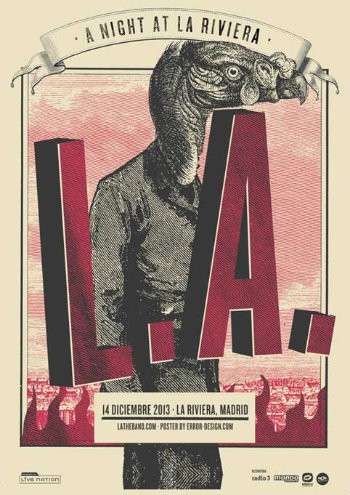 L.A. cerrarán su gira 2013 en la sala La Riviera de Madrid