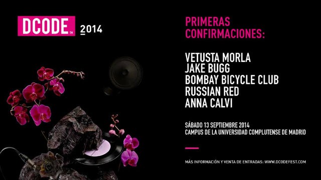 El Dcode Festival 2014 confirma a Vetusta Morla y Russian Red, entre otros