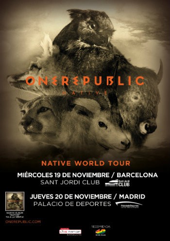 One Republic ofrecerán en España dos conciertos en noviembre