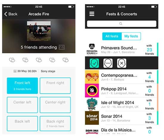 Fests, nueva app para vivir los festivales de música de otra forma
