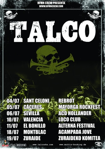 Talco, la banda italiana presenta su gira por España