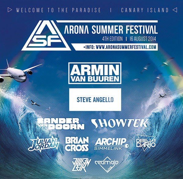 Arona Summer Festival 2014: Armin van Buuren y Steve Angello en Canarias