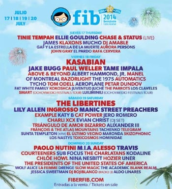 El FIB 2014 completa su cartel con 27 nuevas incorporaciones